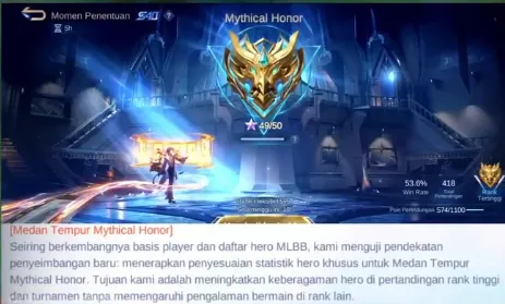 Moonton Eksperimen Gila! Update Patch Rilis Buff Hero Berdasarkan Rank, Khusus Tier Honor 5 Hero Ini Jadi OP