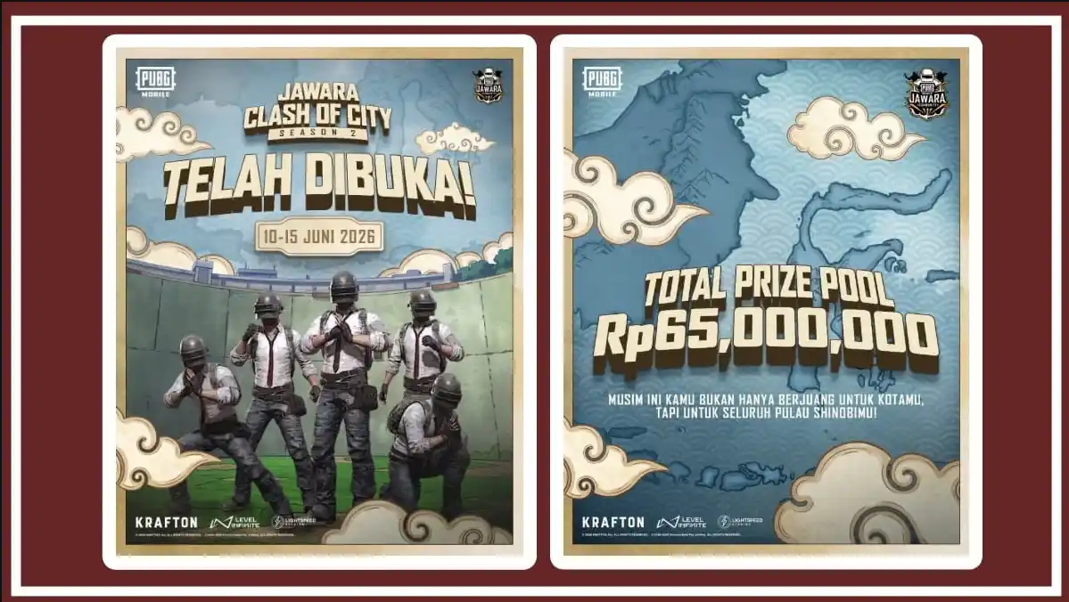 H-1 Penutupan! Turnamen JAWARA Clash of City Season 2 Resmi Dibuka, Buruan Daftar Demi Tiket PMNC Fall 2026